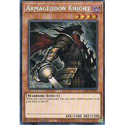 Armageddon Knight RA01-EN002 Secret rare