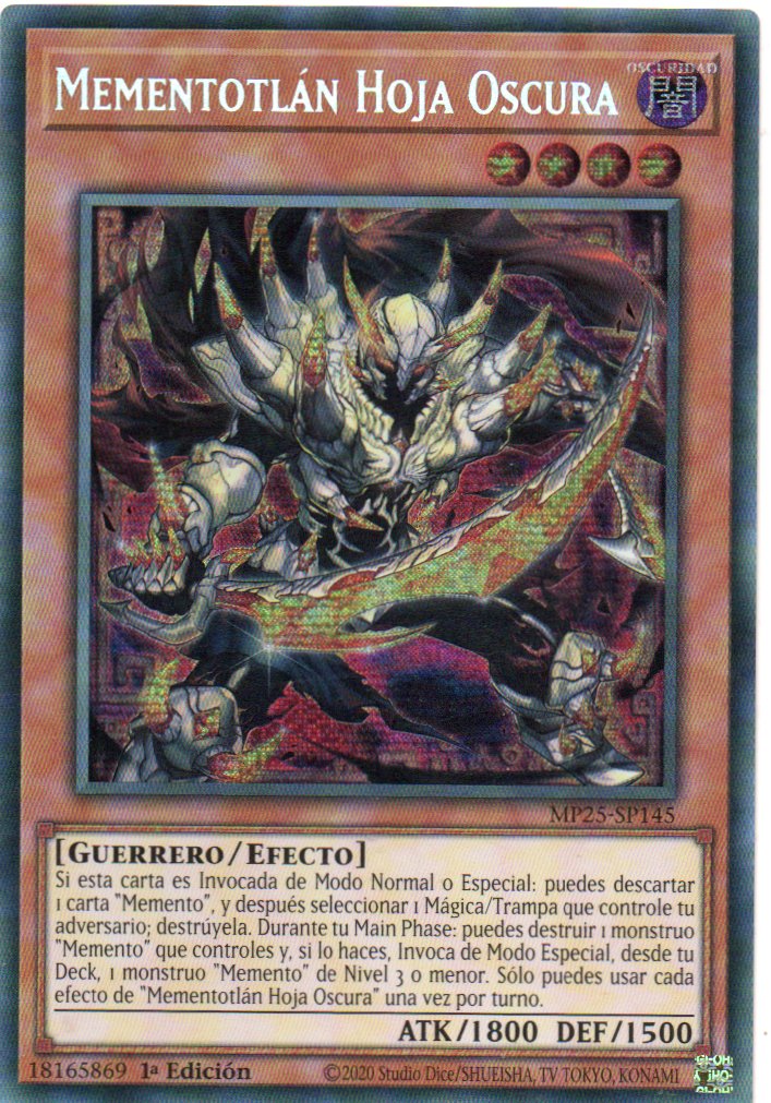 Mementotlan Hoja Oscura MP25-SP145 Secret rare