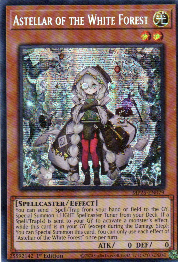 Astellar of the White Forest MP25-EN079 Secret rare