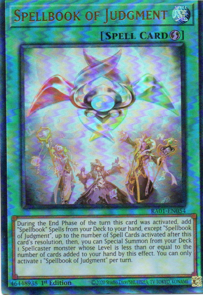 Spellbook of Judgment RA01-EN054 Ultimate rare