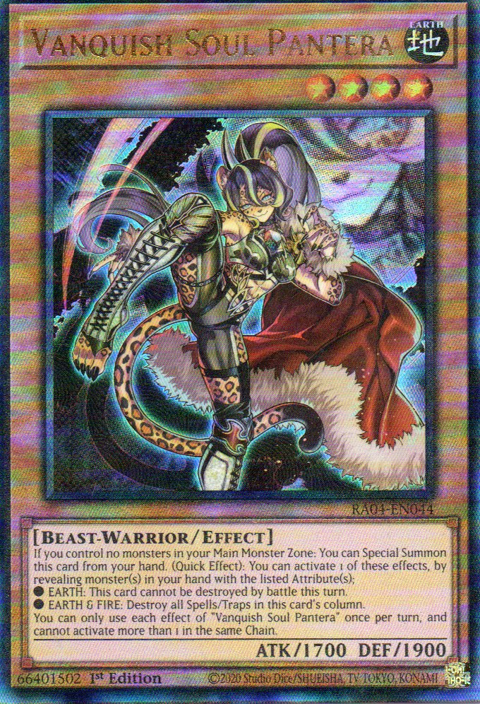 Vanquish Soul Pantera RA04-EN044 Ultimate rare