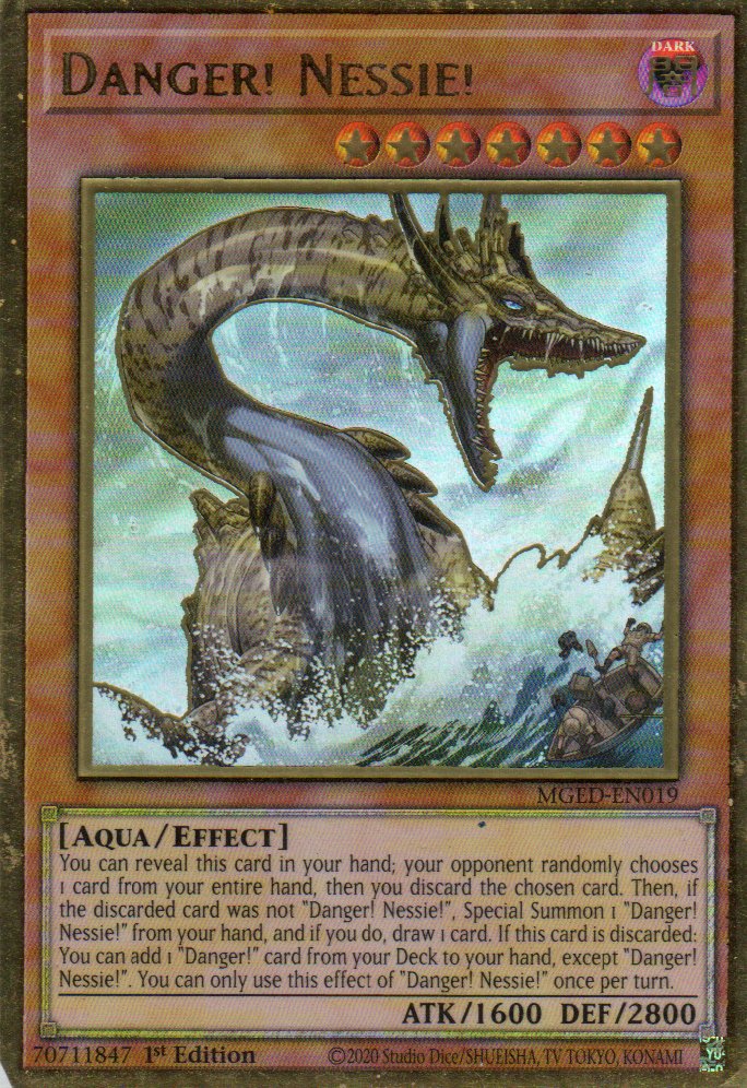 Danger! Nessie! MGED-EN019 Gold rare