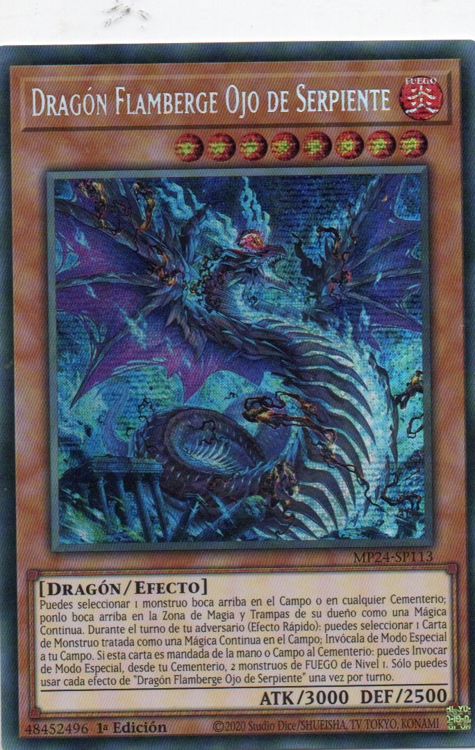 Dragon Flamberge Ojo de Serpiente MP24-SP113 Secret rare
