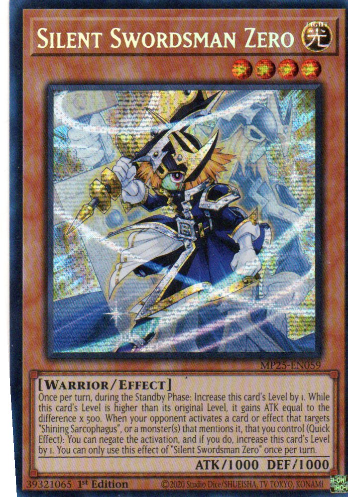 Silent Swordsman Zero MP25-EN059 Secret rare