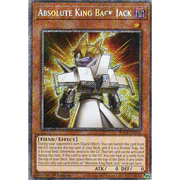 Absolute King Black Jack RA04-EN244 Platinum rare