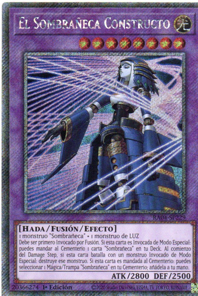 El Sombrañeca Constructo RA04-SP229 Platinum rare