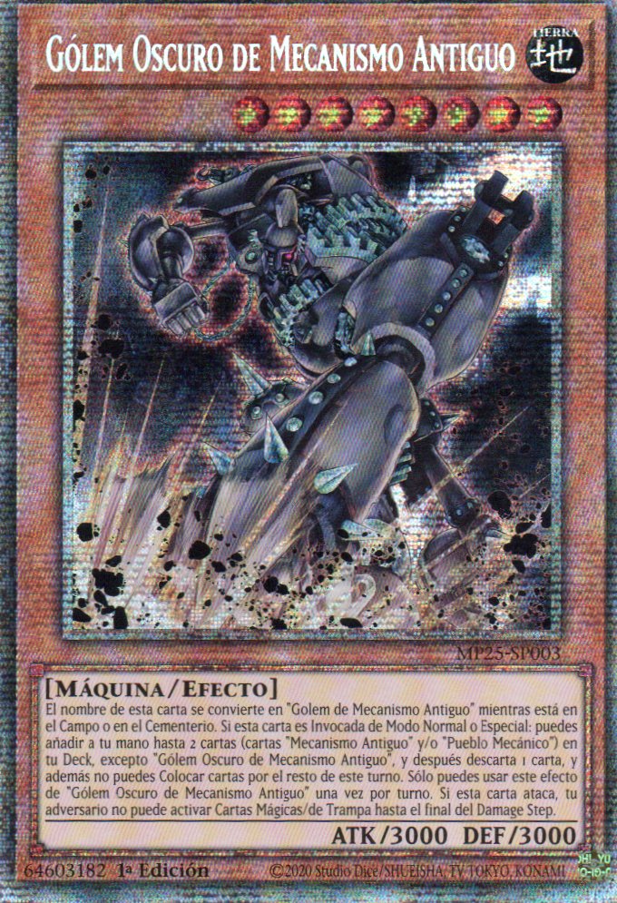 Golem Oscuro de Mecanismo Antiguo MP25-SP003 Starlight rare