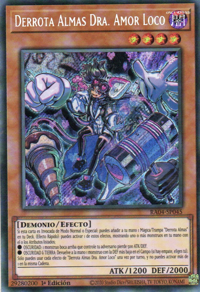 Derrota Almas Dra. Amor Loco RA04-SP045 Secret rare