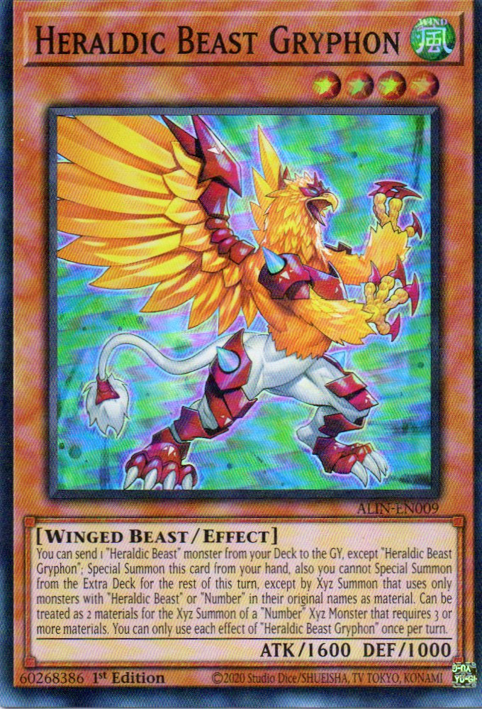 Heraldic Beast Gryphon ALIN-EN009 Super rare