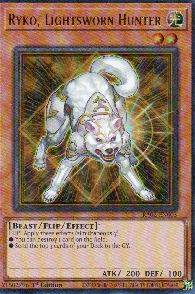 Ryko, Lightsworn Hunter RA02-EN003 Ultra rare