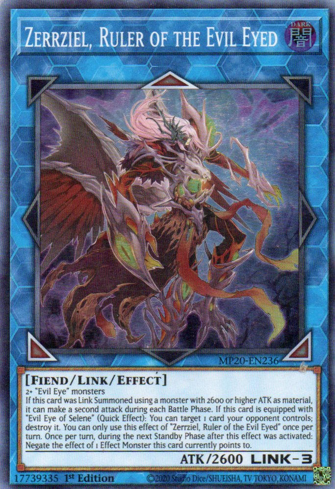 Zerrziel, Ruler of the Evil Eyed MP20-EN236 Super rare