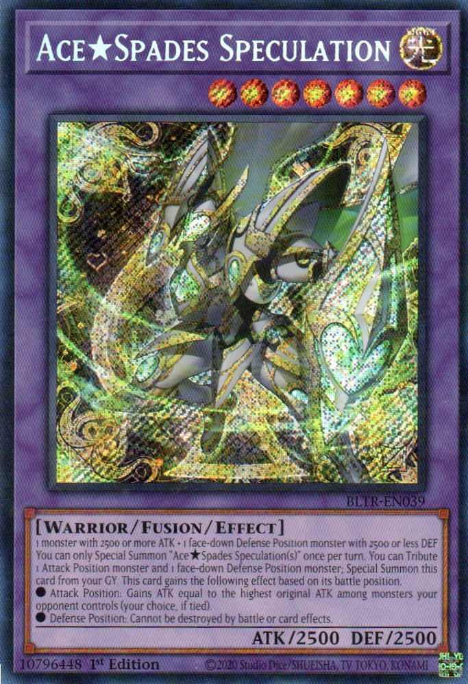 Ace*Spades Speculation BLTR-EN039 Secret rare