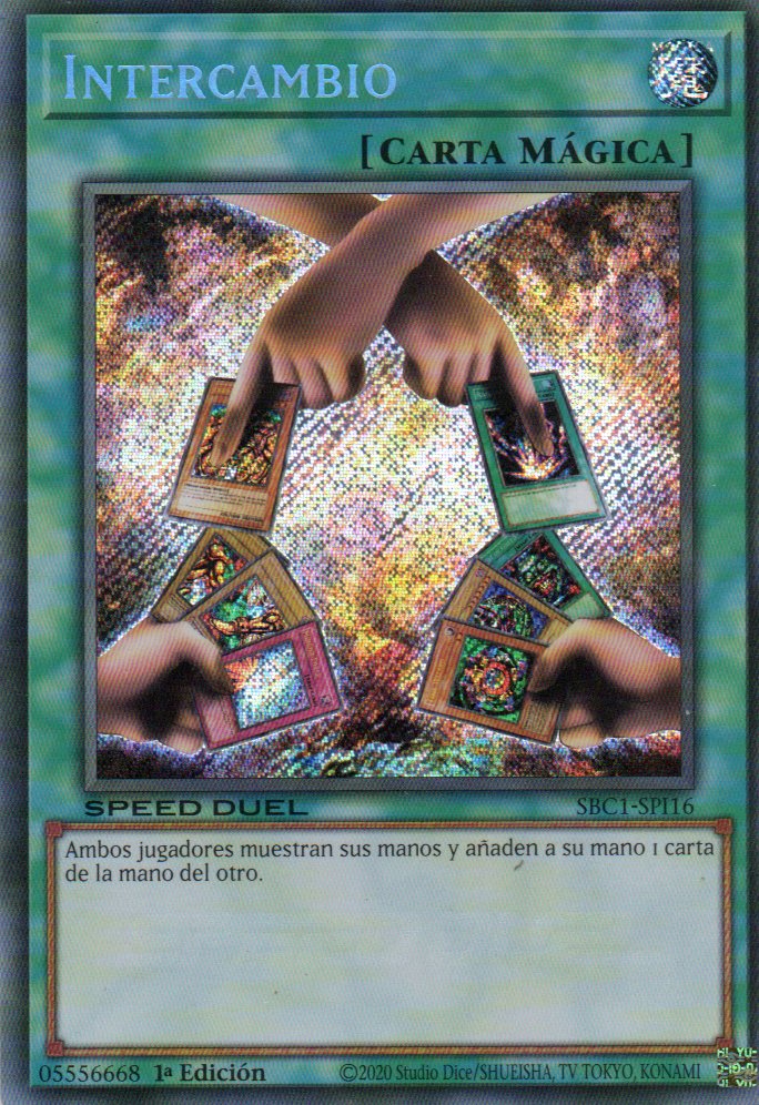 Intercambio SBC1-SPI16 Secret rare