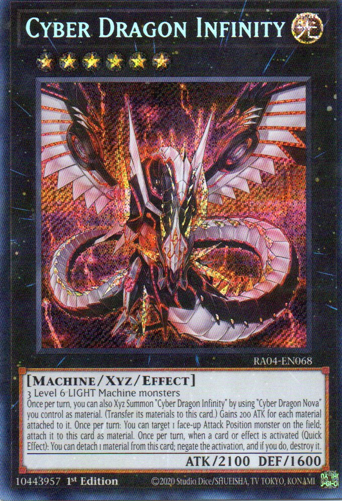Cyber Dragon Infinity RA04-EN068 Secret rare