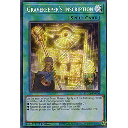 Gravekeeper's Inscription PHHY-EN000 Secret rare