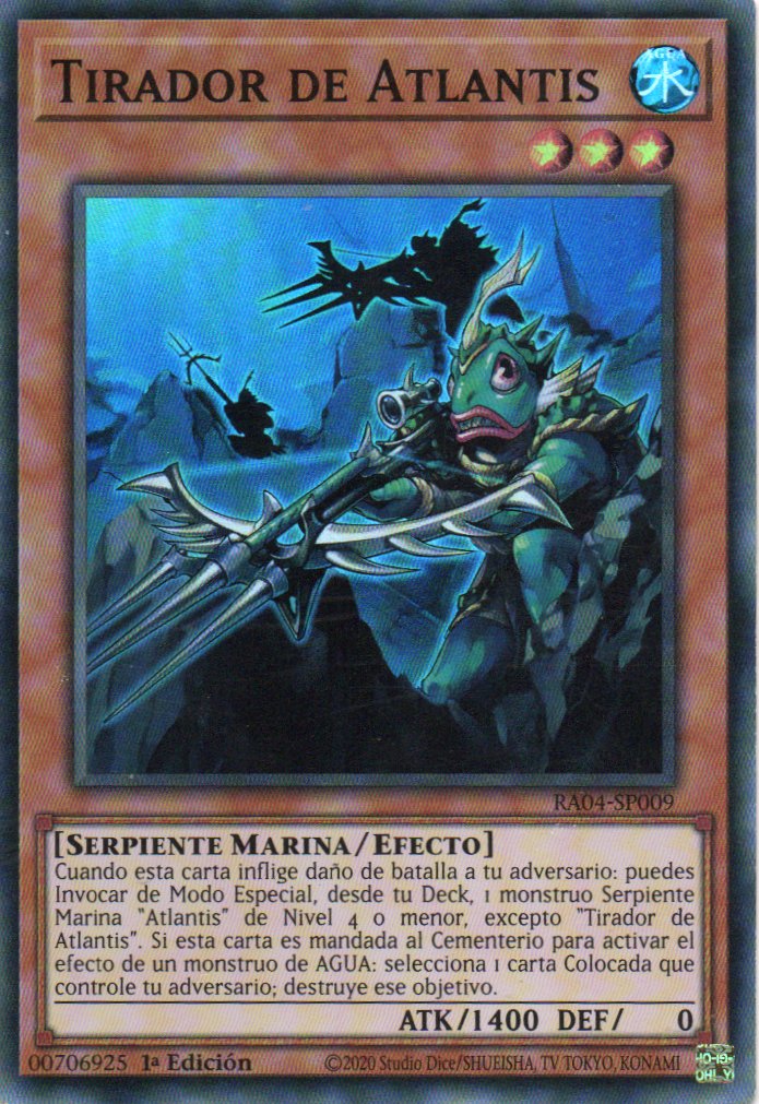 Tirador de Atlantis RA04-SP009 Super rare