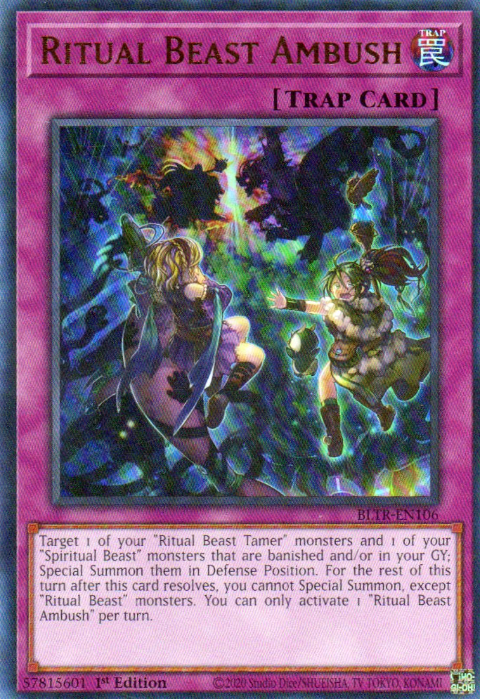 Ritual Beast Ambush BLTR-EN106 Ultra rare