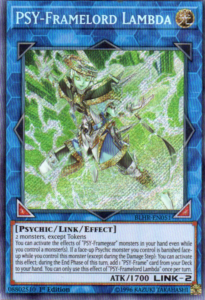 Psy-Framelord Lambda BLHR-EN051 Secret rare