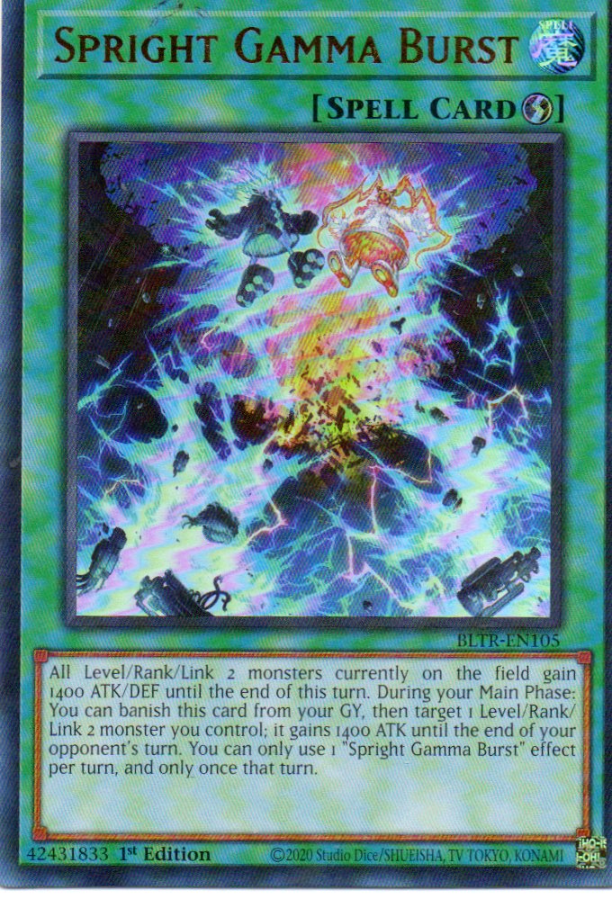 Spright Gamma Burst BLTR-EN105 Ultra rare
