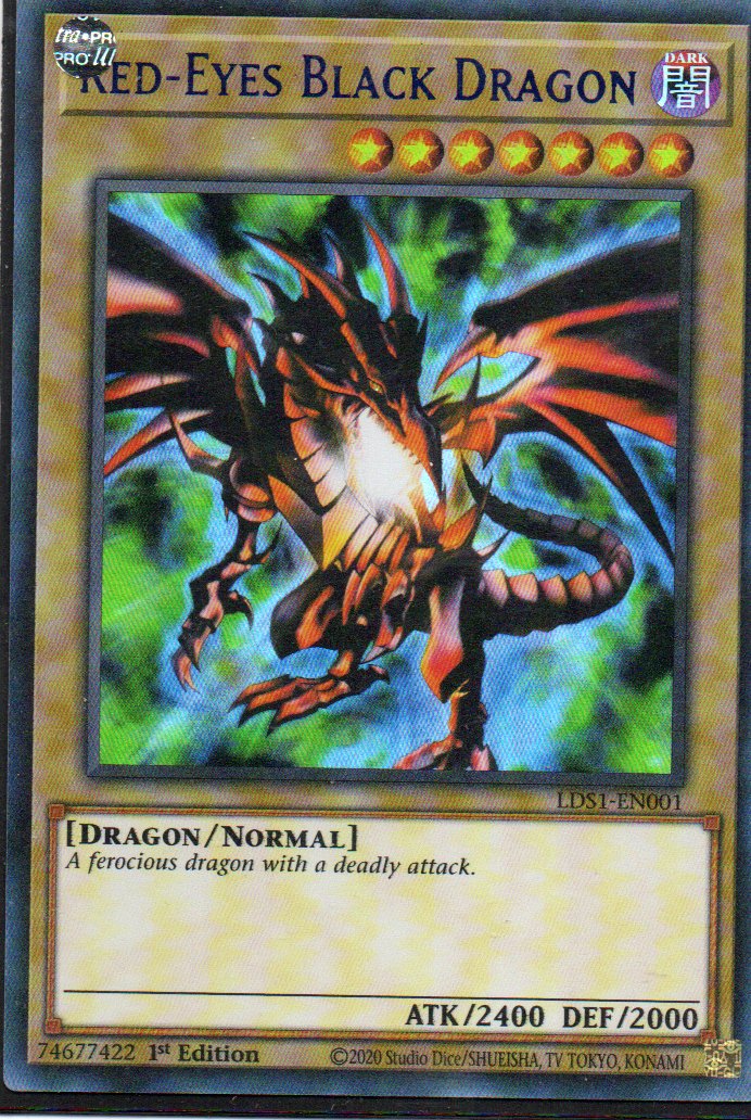 Red-Eyes Black Dragon LDS1-EN001 Ultra rare