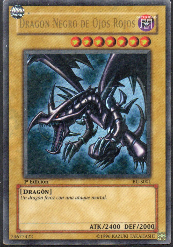Dragon Negro de Ojos Rojos BIJ-S001 Ultra rare