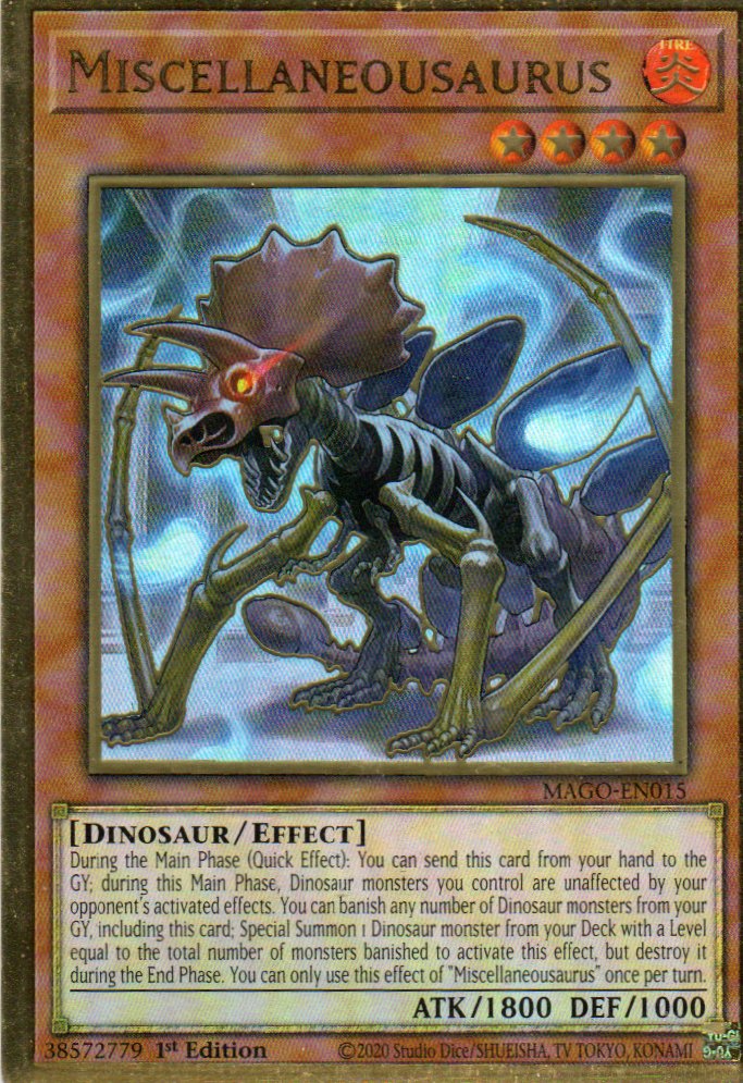 Miscellaneousaurus MAGO-EN015 Gold rare