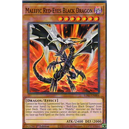 Malefic Red-Eyes Black Dragon LDS1-EN006 Commun