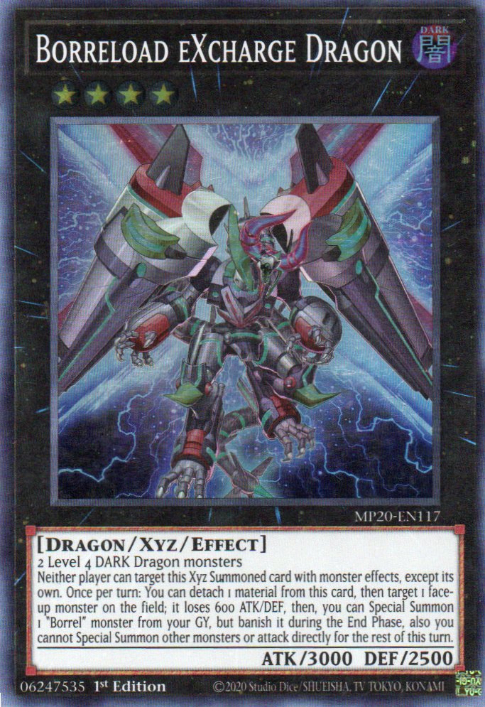 Borreload Excharge Dragon MP20-EN117 Super rare