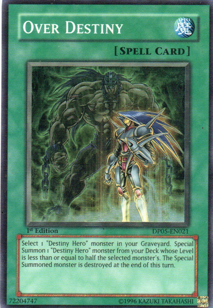 Over Destiny DP05-EN021 Super rare