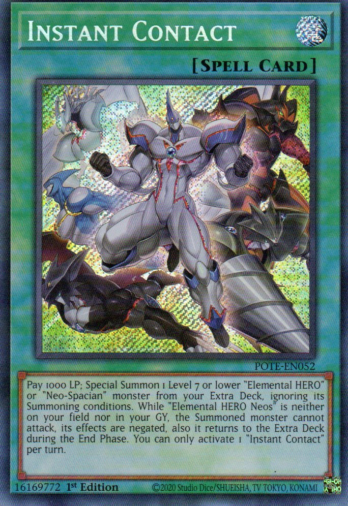 Instant Contact POTE-EN052 Secret rare