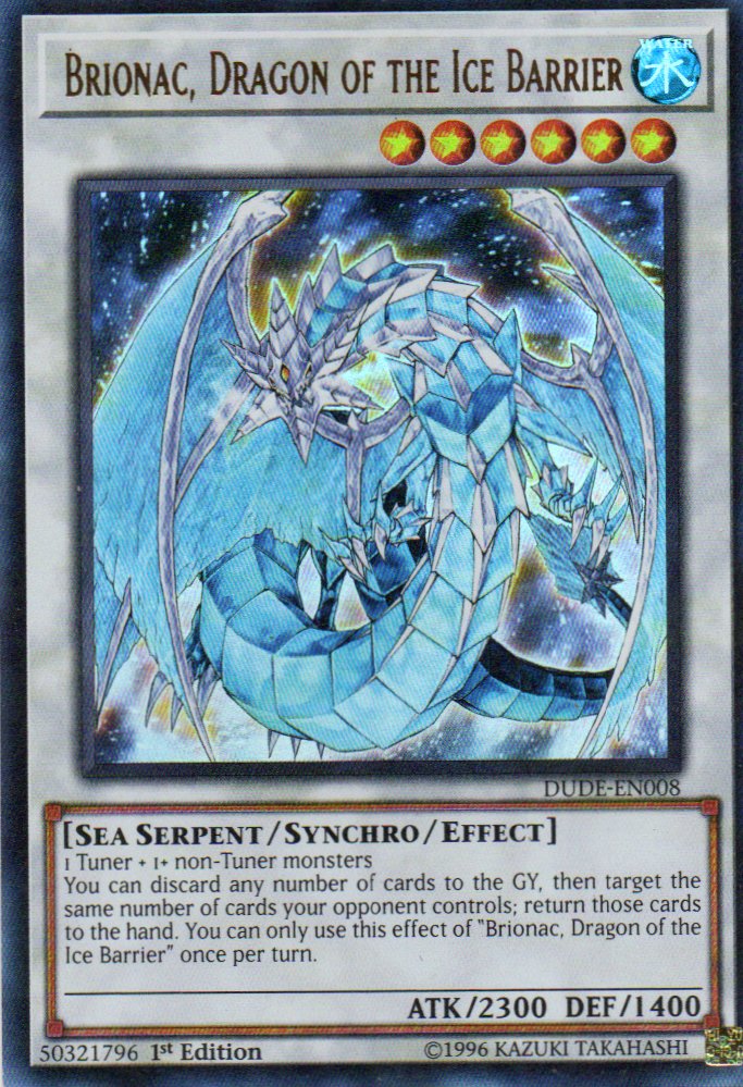Brionac, Dragon of the Ice Barrier DUDE-EN008 Ultra rare