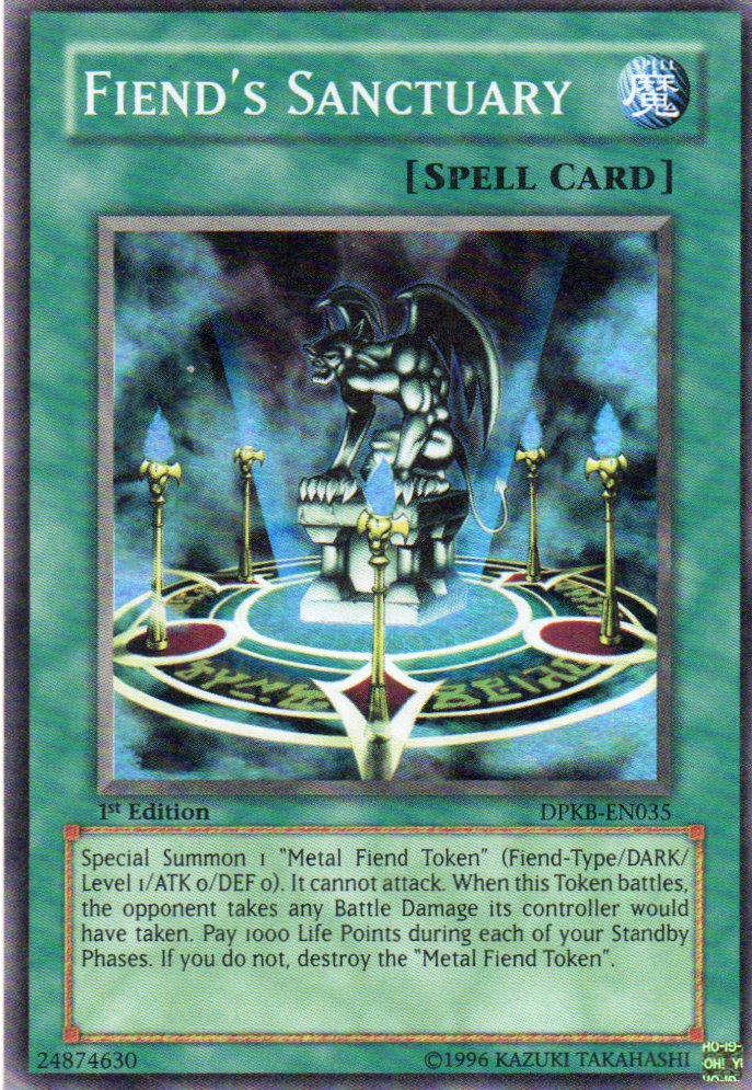 Fiend's Sanctuary DPKB-EN035 Super rare