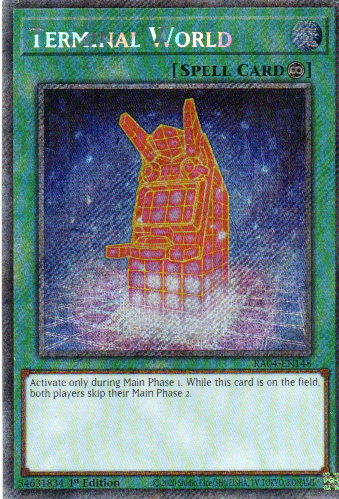 Terminal World RA04-EN148 Platinum rare