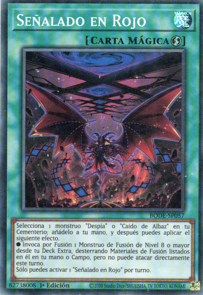 Señalado en Rojo BODE-SP057 Super rare