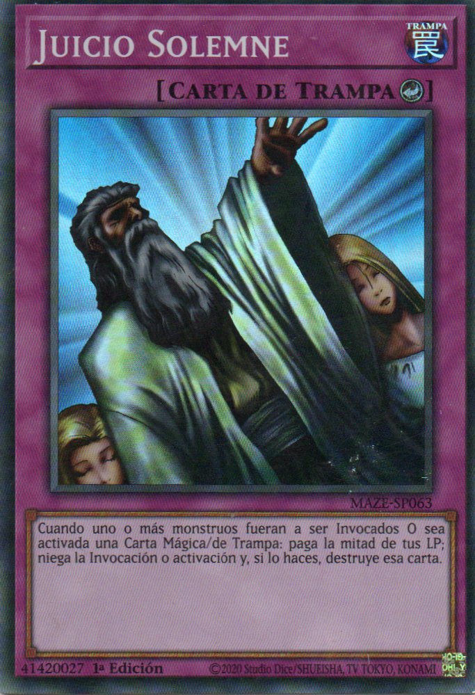Juicio Solemne MAZE-SP063 Super rare