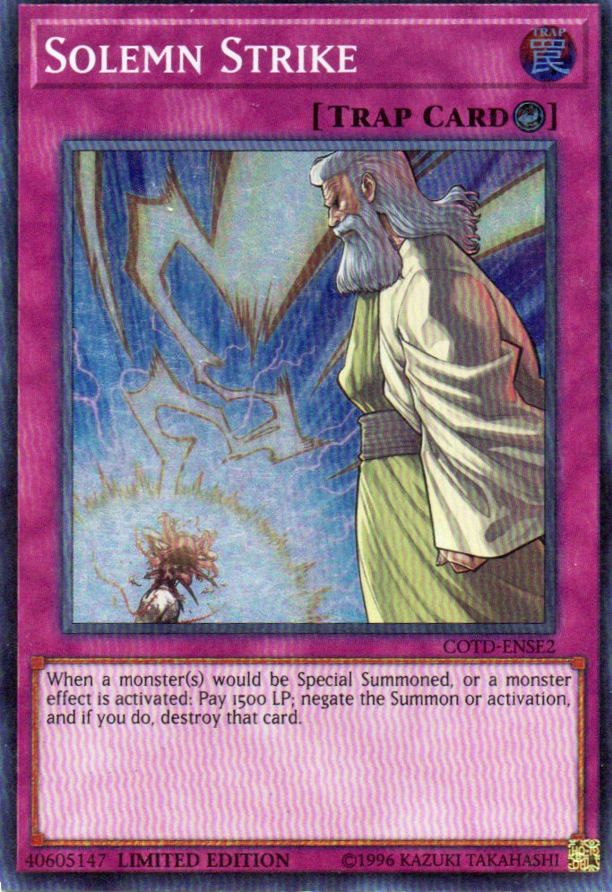 Solemn Strike COTD-ENSE2 Super rare