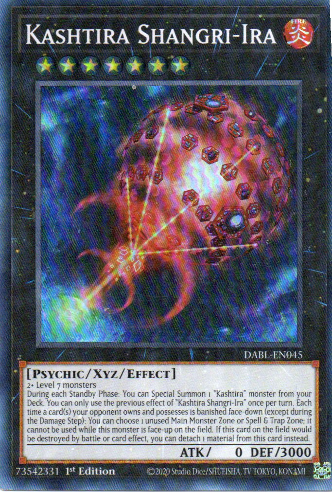 Kashtira Shangri-Ira DABL-EN045 Super rare