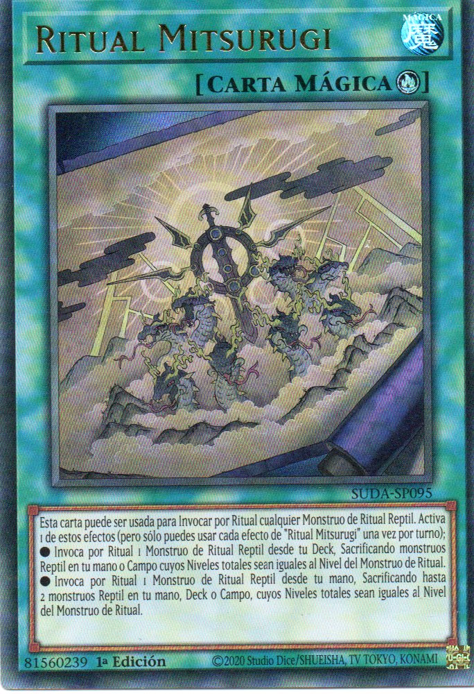 Ritual Mitsurugi SUDA-SP095 Ultra rare