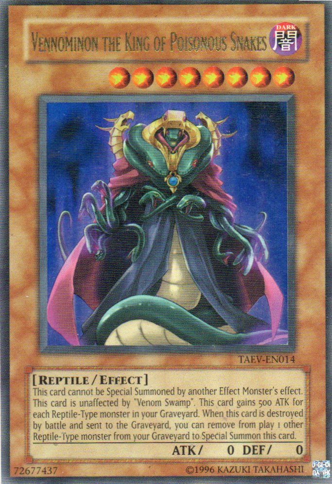 Vennominon the King of Poisonous Snakes TAEV-EN014 Ultra rare