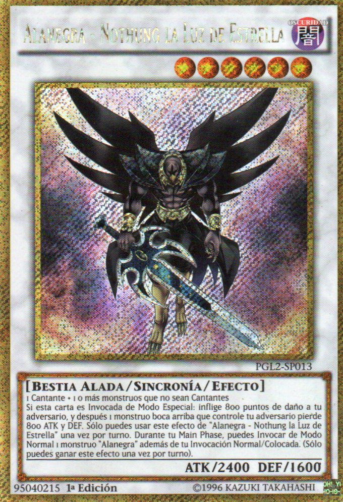 Alanegra - Nothung la Luz de Estrella PGL2-SP013 Gold rare
