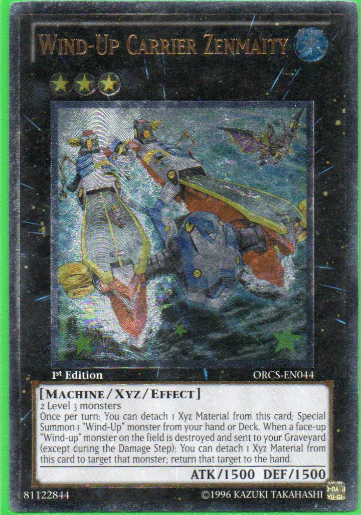 Wind-Up Carrier Zenmaity ORCS-EN044 Ultimate rare