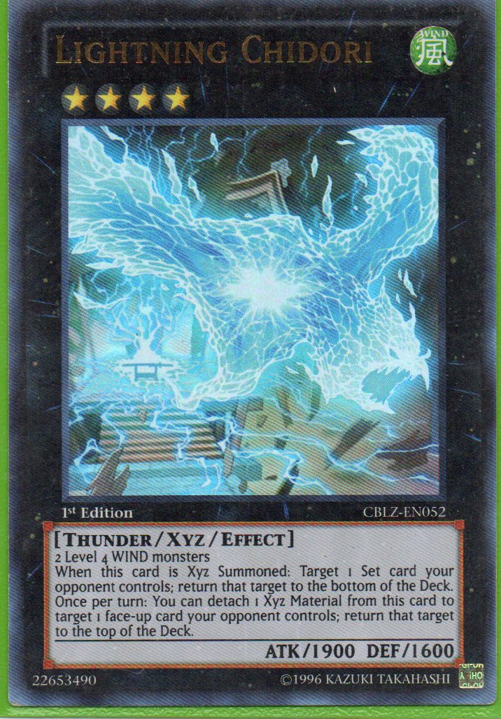 Lightning Chidori CBLZ-EN052 Ultra rare