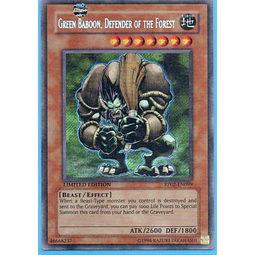 Green Baboon, Defender of the Forest RP02-EN099 Secret rare