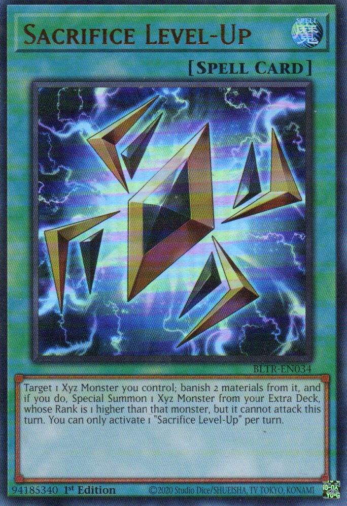 Sacrifice Level-Up BLTR-EN034 Ultra rare