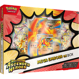 Mega Emboar ex Box Pokemon TCG Ascended Heroes Ingles