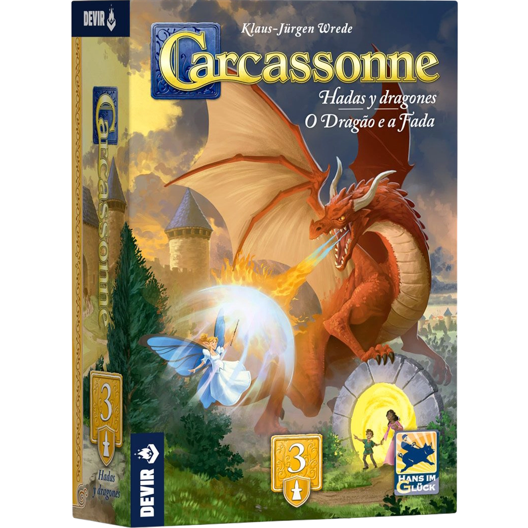 Carcassonne - Dragones y hadas - Expansión 3