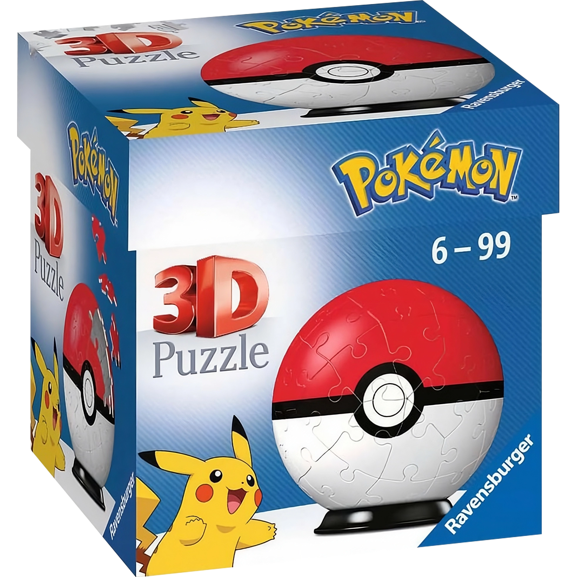 Poke Ball 3D 54pz - Rompecabezas