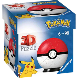 Poke Ball 3D 54pz - Rompecabezas