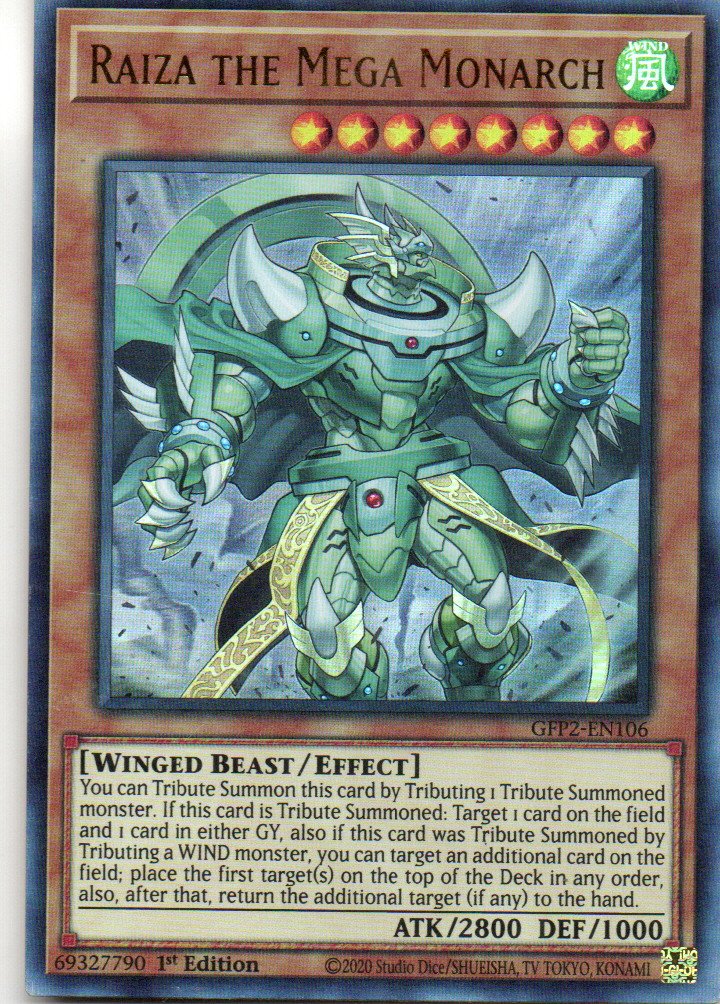 Raiza the Mega Monarch GFP2-EN106 Ultra rare