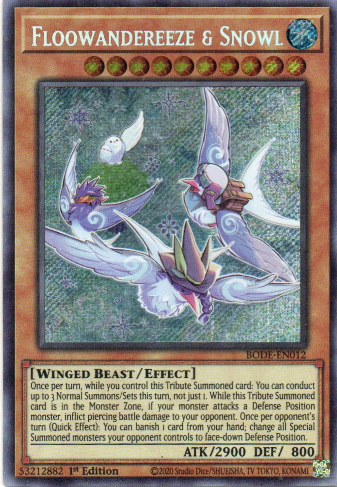 Floowandereeze & Snowl BODE-EN012 Secret rare